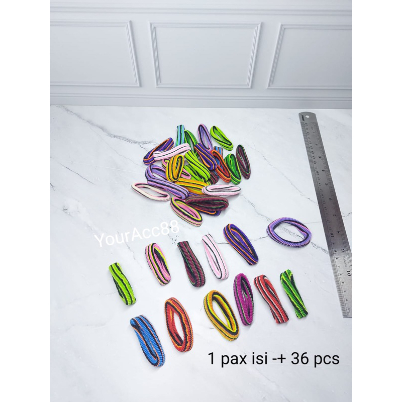 IKAT RAMBUT (36PCS) KUNCIR ELASTIS RING YOUR_ACC_88 GROSIR_ASEMKA Y34
