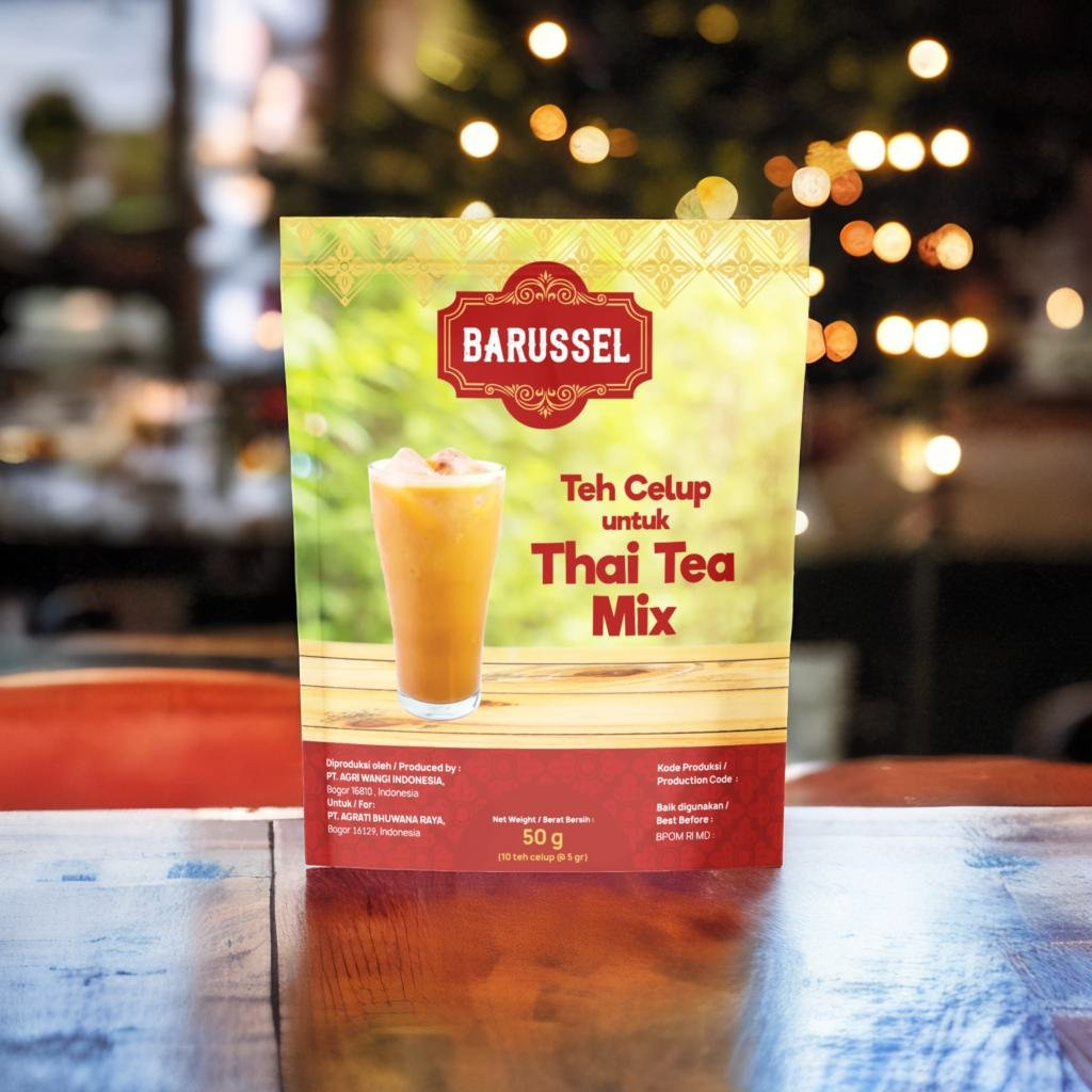 

Barussel Teh Celup untuk Thai Tea Mix