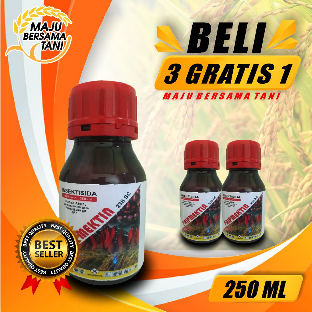 PRIPMEKTIN 326SC 250ml INSEKTISIDA/ABAMEKTIN/PIFRONIL/FIPRONIL
