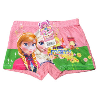 SC✌CP1458C Celana Pendek Boxer Anak Unisex Celana dalam CD katun Motif Cantik Kartun Elsa Anna Frozen Lucu (Motif C)