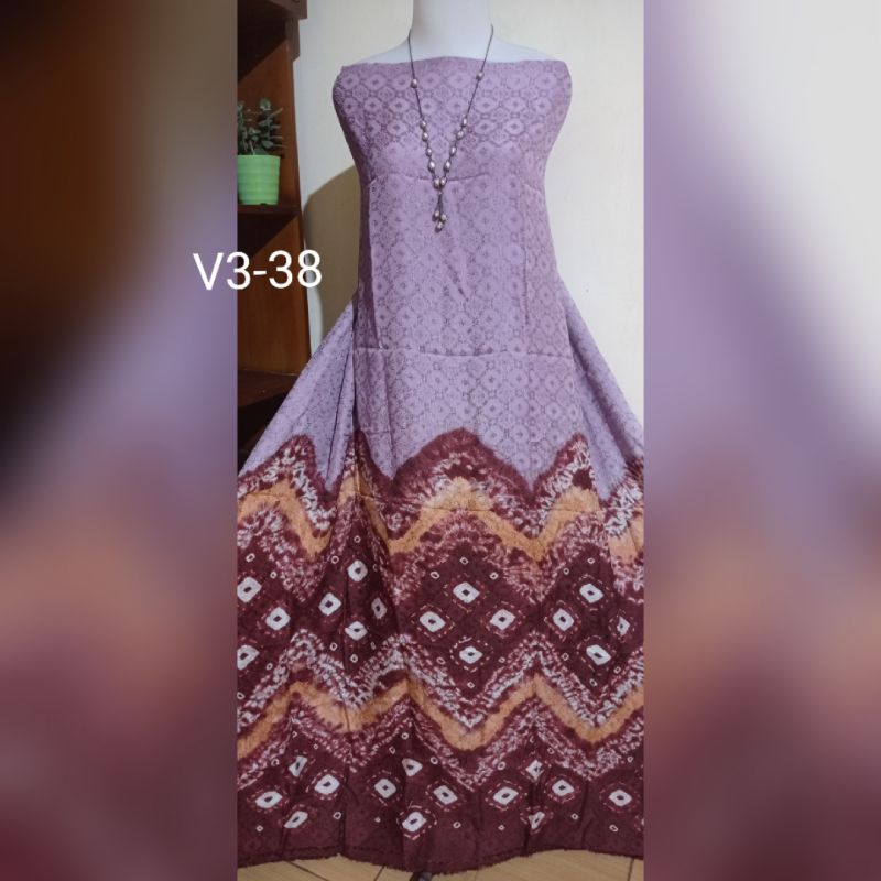 Kain jumputan viscose 3 m handmade khas Palembang
