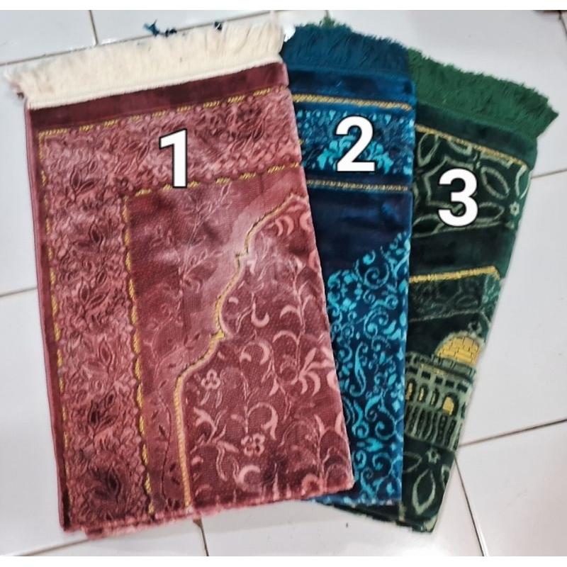 SAJADAH TEBAL SAJADAH YAKAR PARFUM TURKIYE  70x110