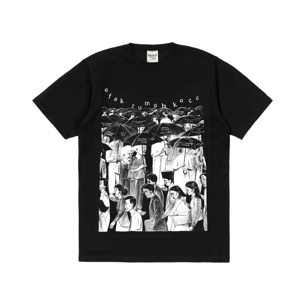 Rockermusic T-shirt Band Efek Rumah Kaca Jingga