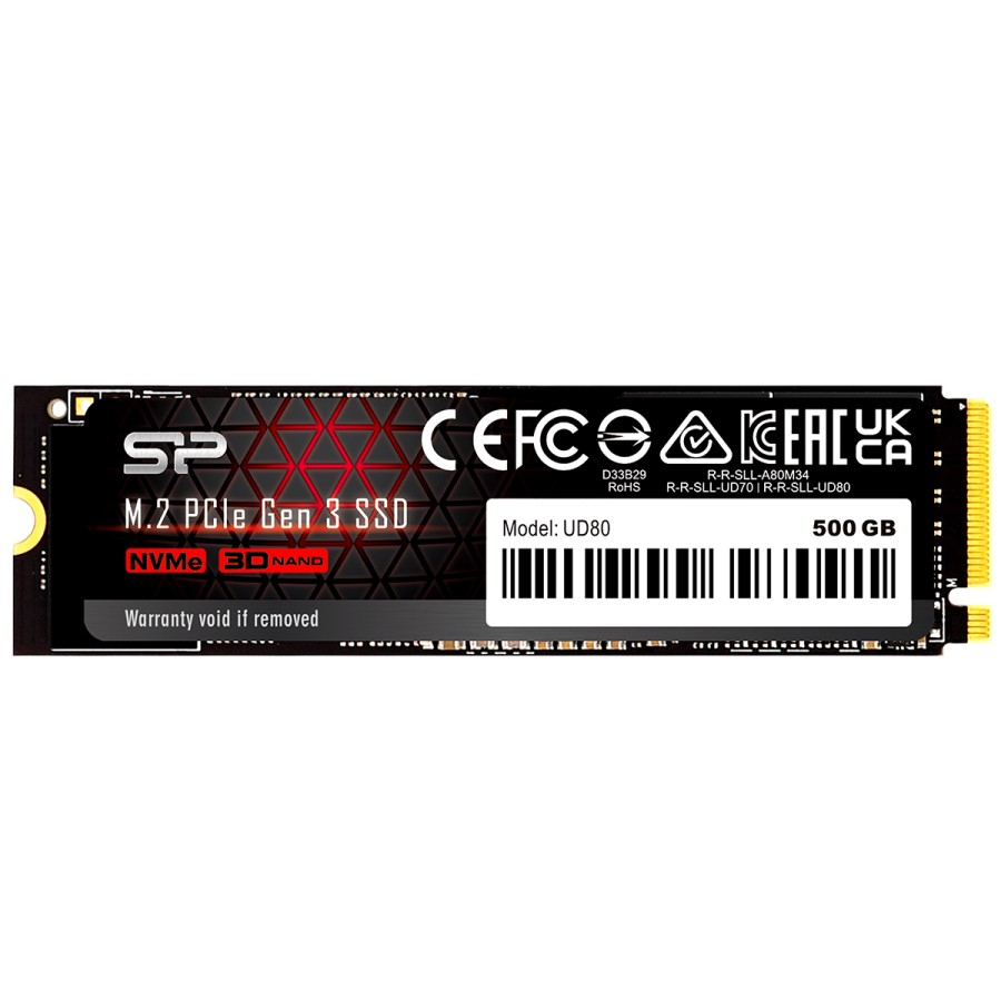 SSD UD80 Silicon Power M.2 PCIe Gen3x4 NVMe 1.4 - 500GB