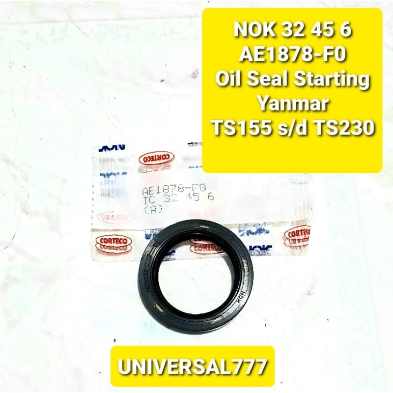 32x45x6 TS155 TS230 NOK Original Oil Seal Starting 32 45 6 Sil Engkol Engkolan Yanmar TS180 TS190  A