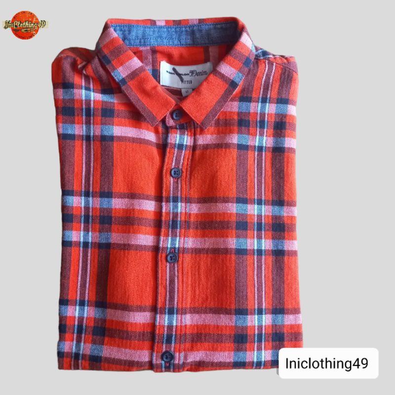 Kemeja Flanel Tom tailor denim
