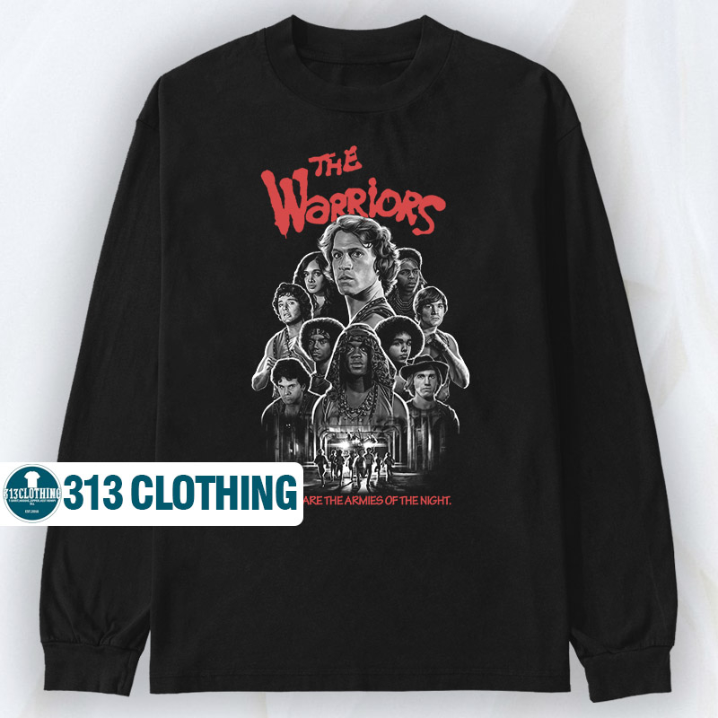 T-Shirt Kaos The Warriors Lengan Panjang T-Shirt Lengan Panjang The Warriors