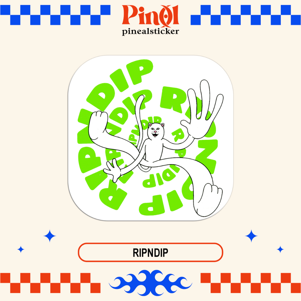 

Sticker/Stiker Skate "RIPNDIP 6" Bootleg