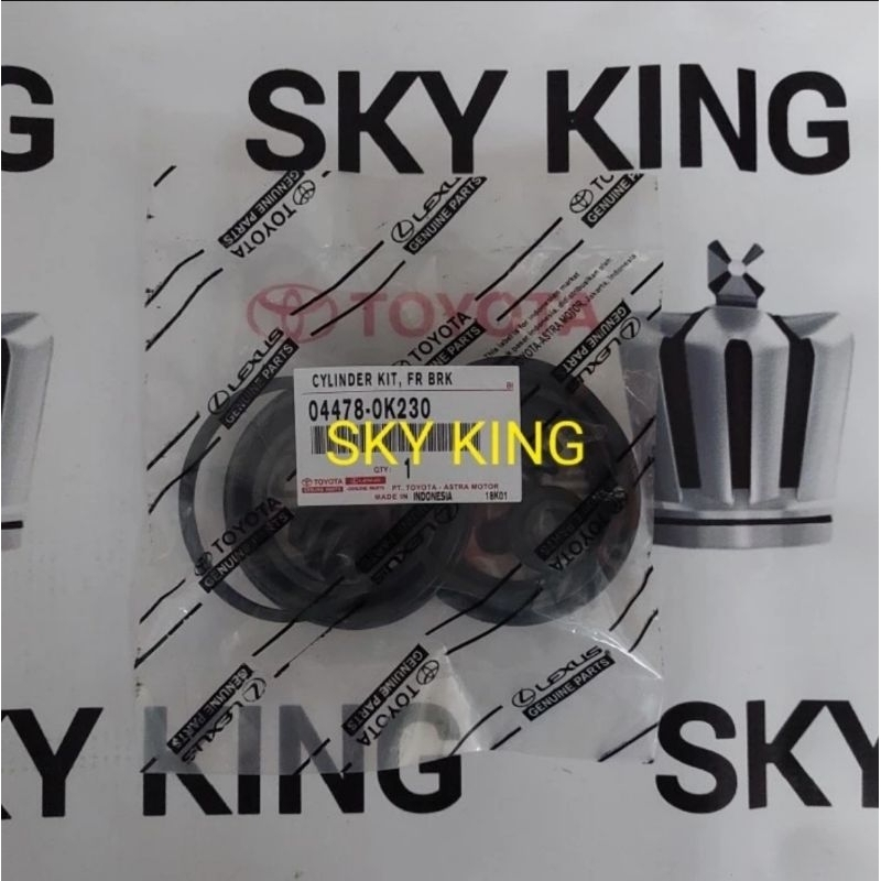 Silinder Cilinder Cylinder Karet Kaliper Caliper Seal Sil Kit Set Disc Brake Roda Rem Depan Front To