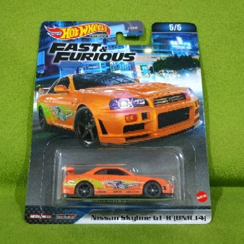 Hot Wheels Nissan Skyline gtr bnr34