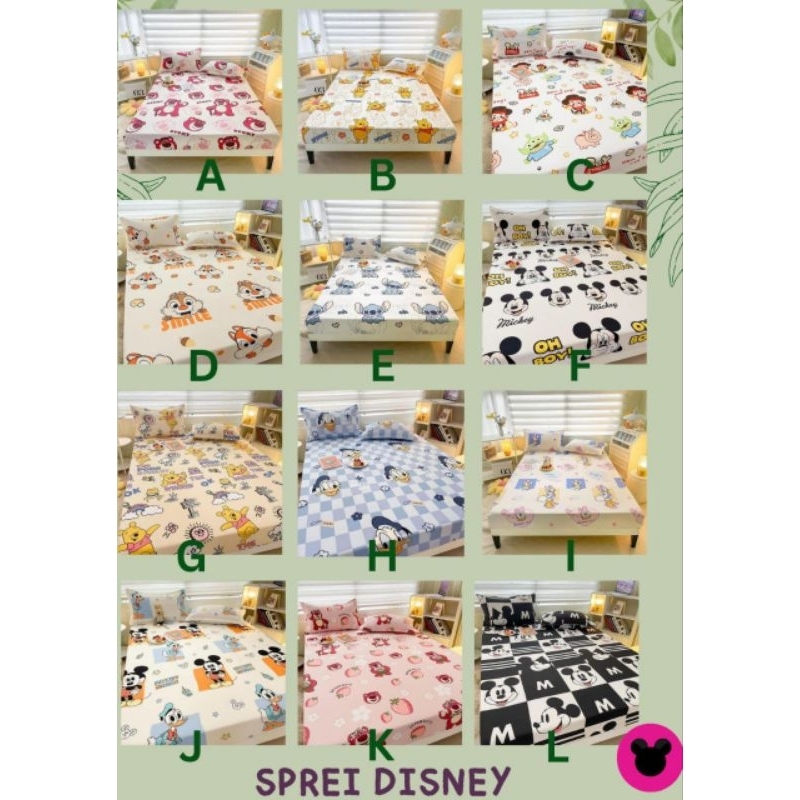 Sprei import disney/ Sprei karakter disney/ Sprei motif disney