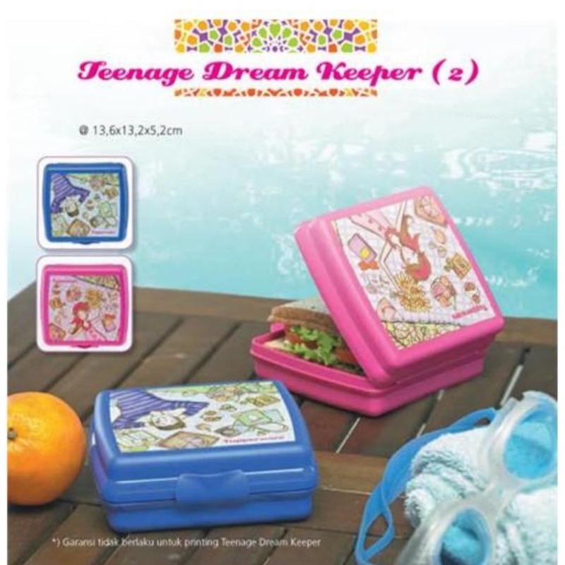 Sandwich keeper kotak bekal anak tupperware