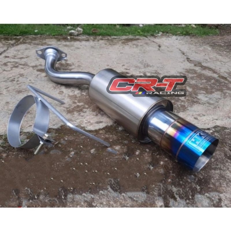 Knalpot mobil hks honda brio old/new