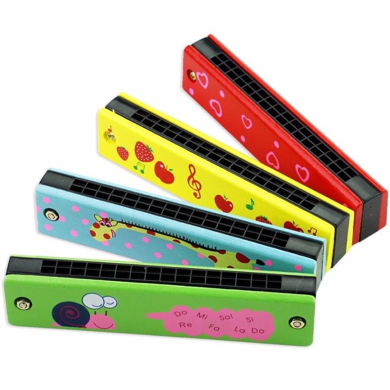 Harmonika Anak Karakter Warna Motif - Mainan Alat Musik Harmonika