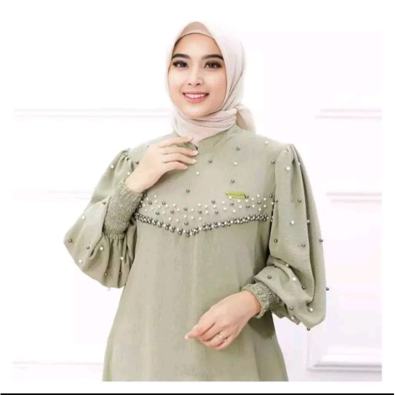 VIOLY DRESS GAMIS CRINGKLE AIRFLOW PREMIUM GAMIS PESTA MEWAH ELEGAN DRESS KONDANGAN APLIKASI MUTIARA PAYET DRESS WANITA TERBARU 2023 GAMIS LEBARAN FASHION WANITA MUSLIMAH