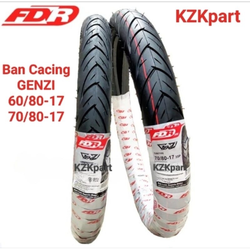 Ban cacing FDR GENZI Tubetype ring 17 untuk drag race