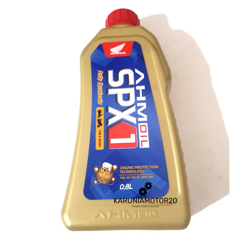 Oli Mesin SPX 1 SPX1 Bebek Fully Synthetic 0.8 L 800 ML Original AHM