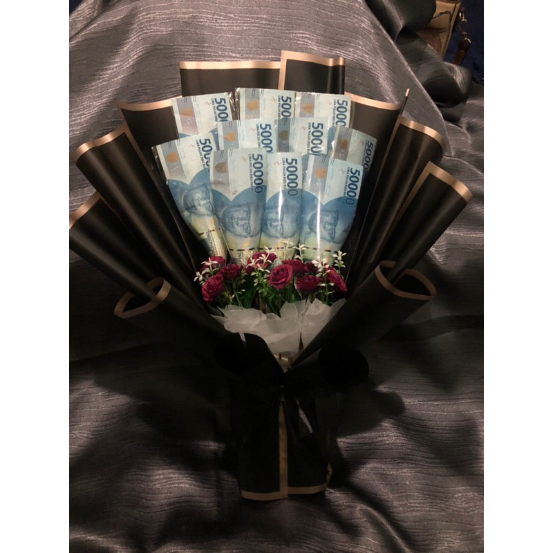 

BUKET UANG ( MONEY BOUQUET) SLOT 10 LEMBAR