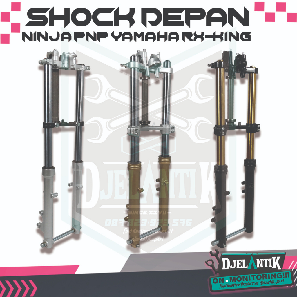 SHOK SKOK NINJA RR AS GOLD PNP RXKING SHOCKBREAKER DEPAN NINJA AS GOLD RR PNP RX KING