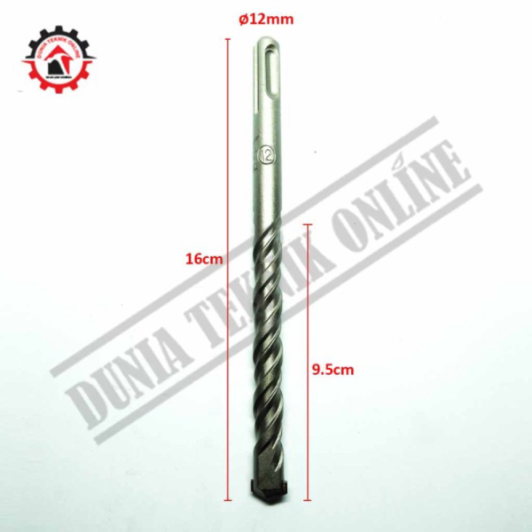 Mata Bor Beton SDS 12mm Mata Bor Tembok 12 mm Panjang 160mm Diskon