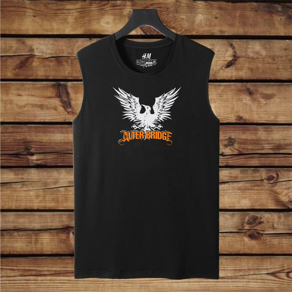 Kaos distro tanpa lengan ALTERBRIDGE lekbong pria singlet band distro