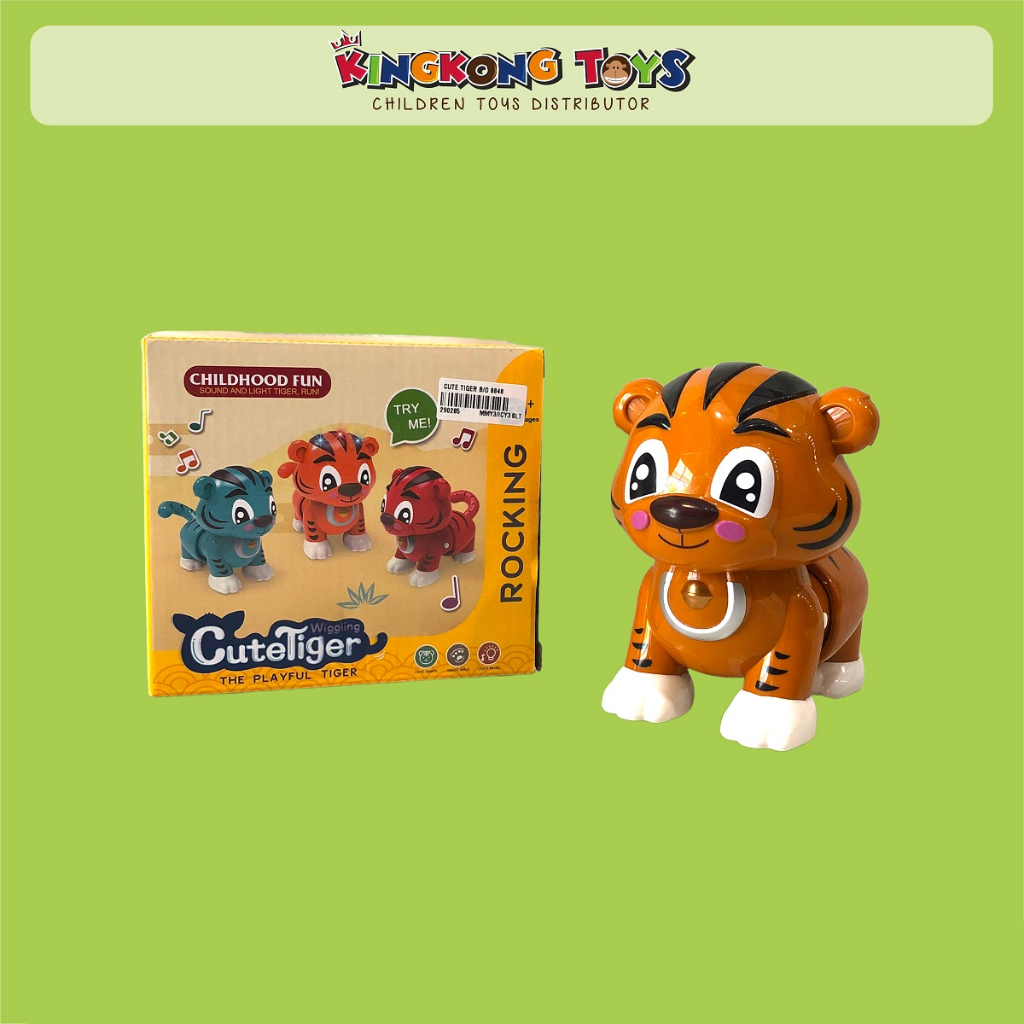 Mainan Cute Tiger / Mainan macan Lucu / Mainan Anak Robot Macan Bisa Bergerak Mengeluarkan Suara / 2