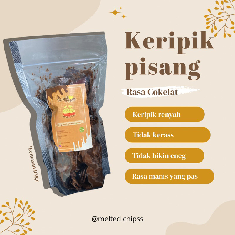 

keripik pisang lumer (cokelat)