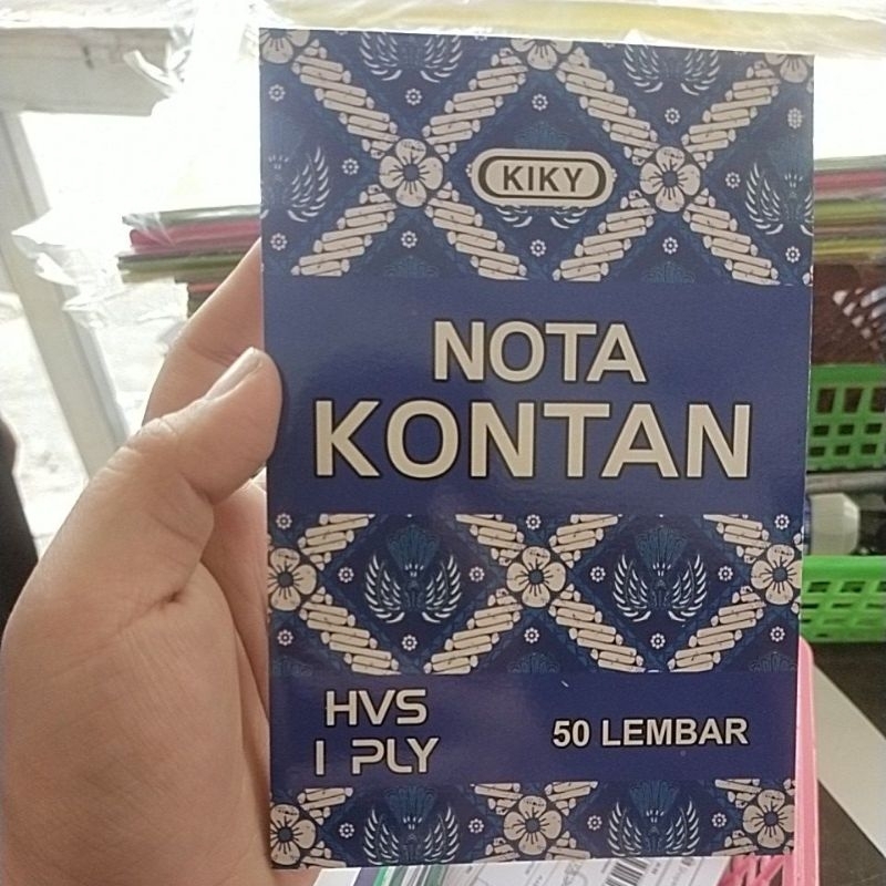 

Nota Kontan Kecil satuan/ecer