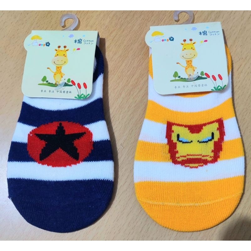 Sale reject Kaos kaki foot cover karakter superhero