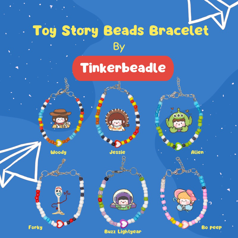 Toy Story Bracelet by Tinkerbeadle | Gelang Toy Story | Gelang Manik Toy Story | Beads Bracelet | Ge