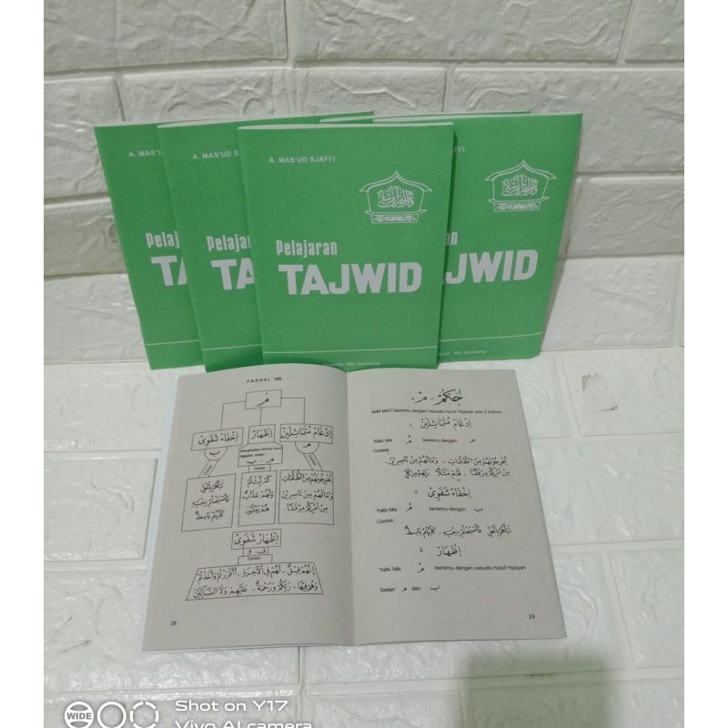 Buku tajwid/kitab tajwid/buku panduan ilmu tajwid