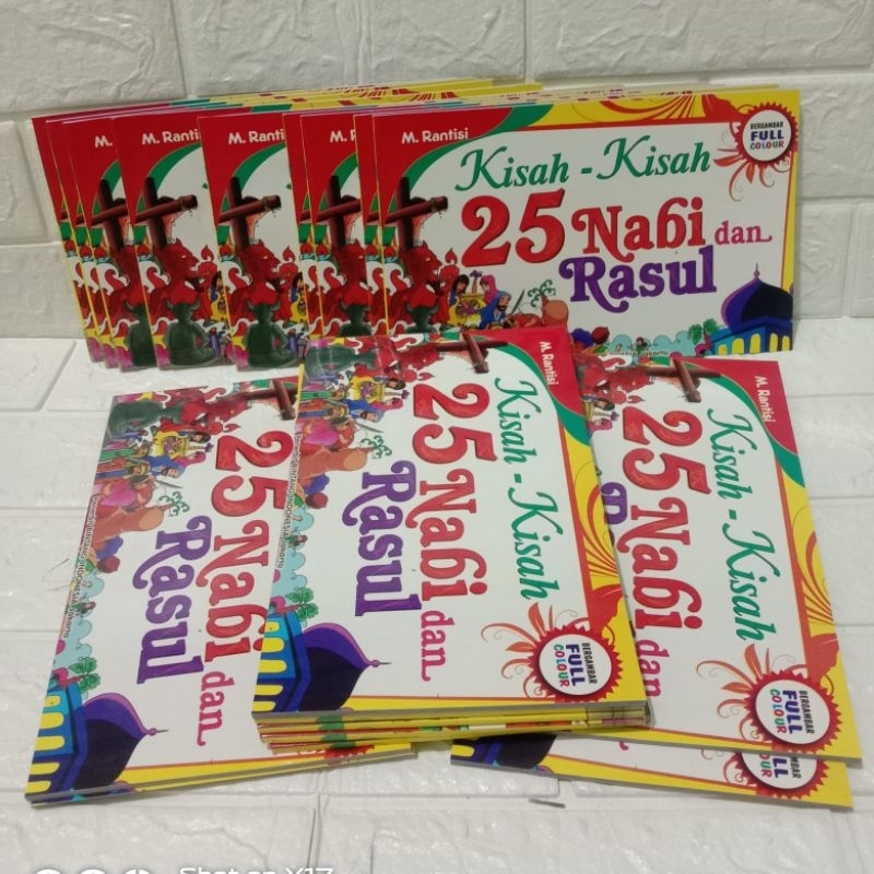 Buku Kisah 25 Nabi Dan Rasul/ Buku CeritaAnak/Buku Cerita Nabi Dan Rosull /Buku Cerita Nabi/ OFF