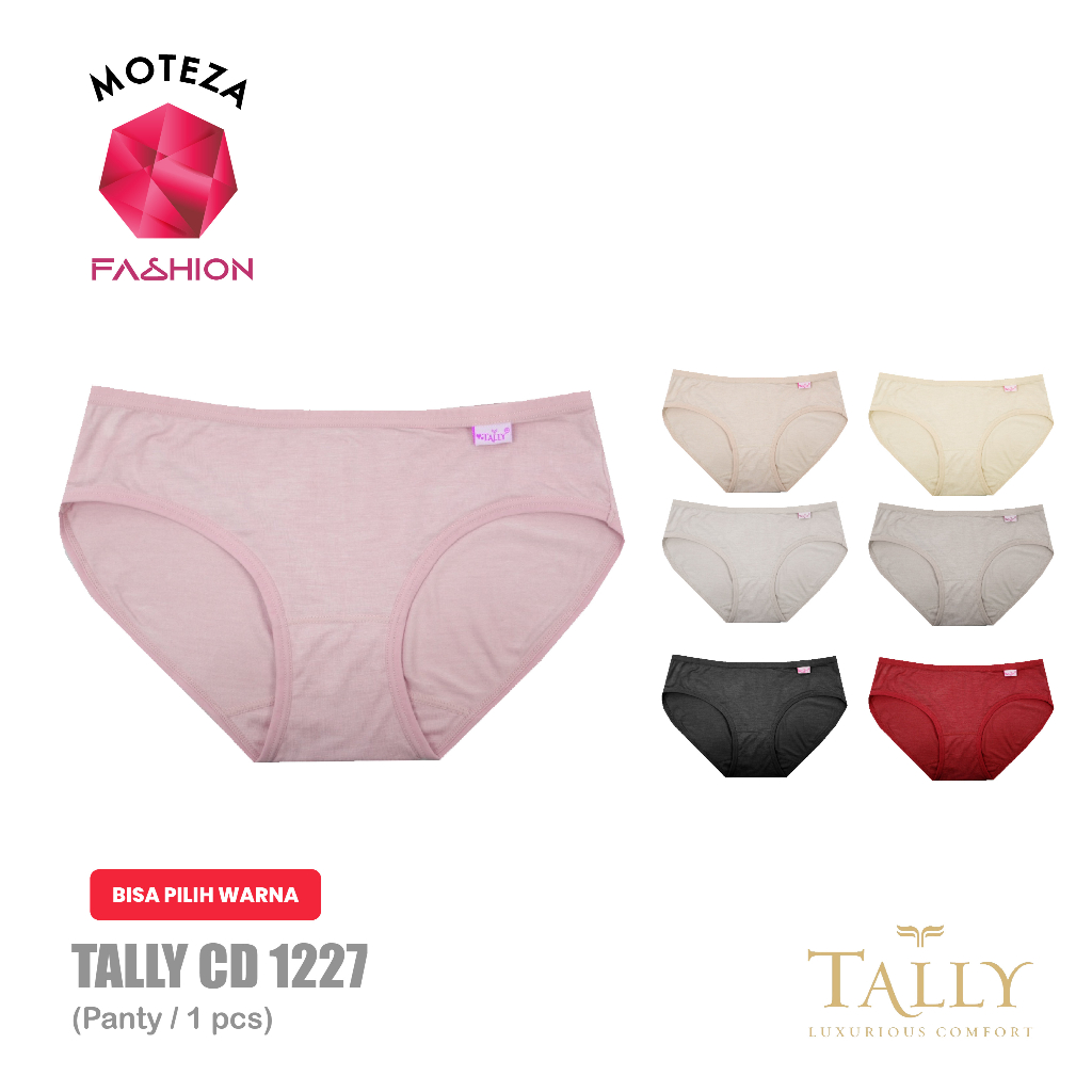 Tally 1227 CD Celana Dalam Wanita | Katun Bamboo | Low Rise Mini | Size M - XXL