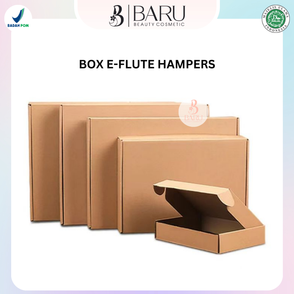 

Box E-Flute Die Cut Tebal | Box Hampers | Box Hadiah | Gift Box Cantik | Kotak Kado | Box Souvenir | Kardus Hampers | COSMETIC HAMPERS