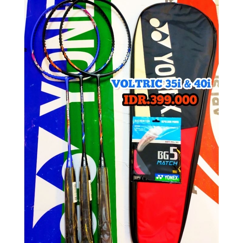 Raket badminton Yonex voltric lite  35i & 40i