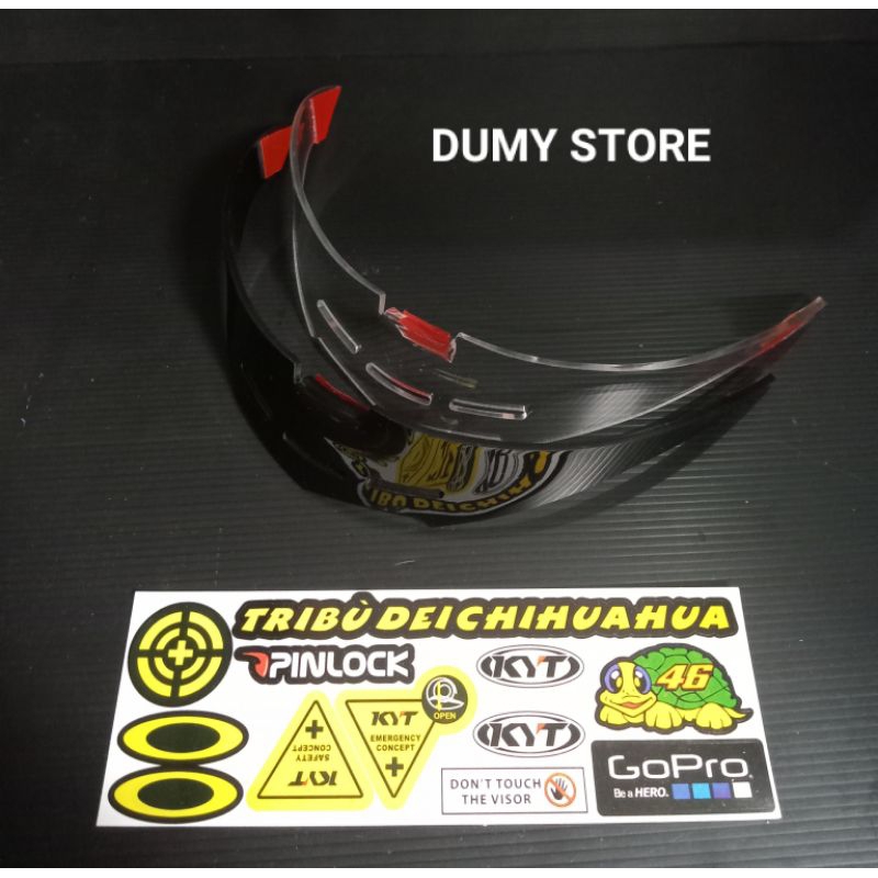 SPOILER HELM KYT 2 VISION + STIKER