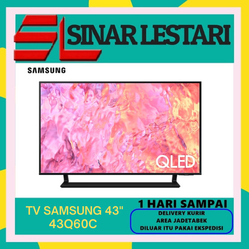 SAMSUNG 43Q60C QLED SMART TV 43 INCH UHD 4K QUANTUM DOT HDR // 43Q60B