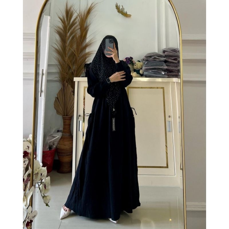 Gamis Qinan black by Adreanna