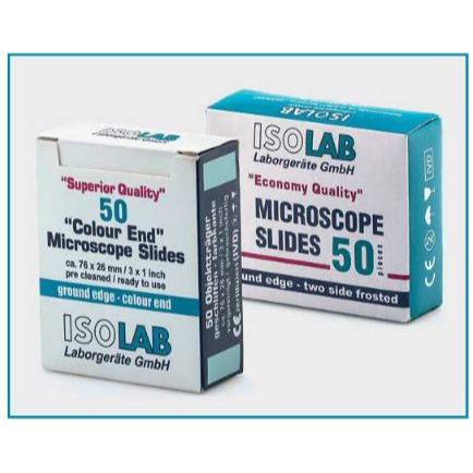 Kaca Penutup Mikroskop 24x24mm Cover Glass Microscope Isolab Cat.075.00.004