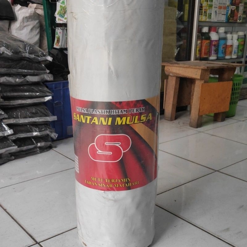 Mulsa plastik hitam perak 120 cm x 500 m