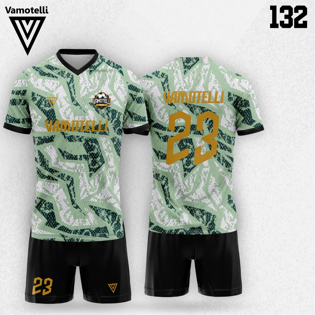 Baju Bola Stelan Futsal Bola Jersey - Vamotelli (Design SUBLIM #132)