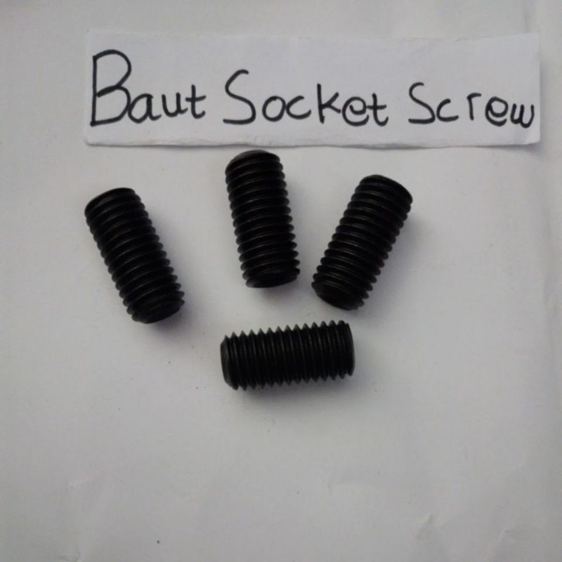 Baut Socket Screw (baut taman/kunci L) 12 × 25
