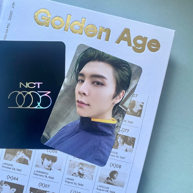 Johnny Archiving Album Ver Golden Age Photobook NCT 2023 Pc Photocard