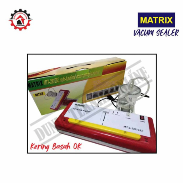 Vacuum Sealer Matrix Kering Basah Vacum Packing Usaha Makanan Paking Diskon