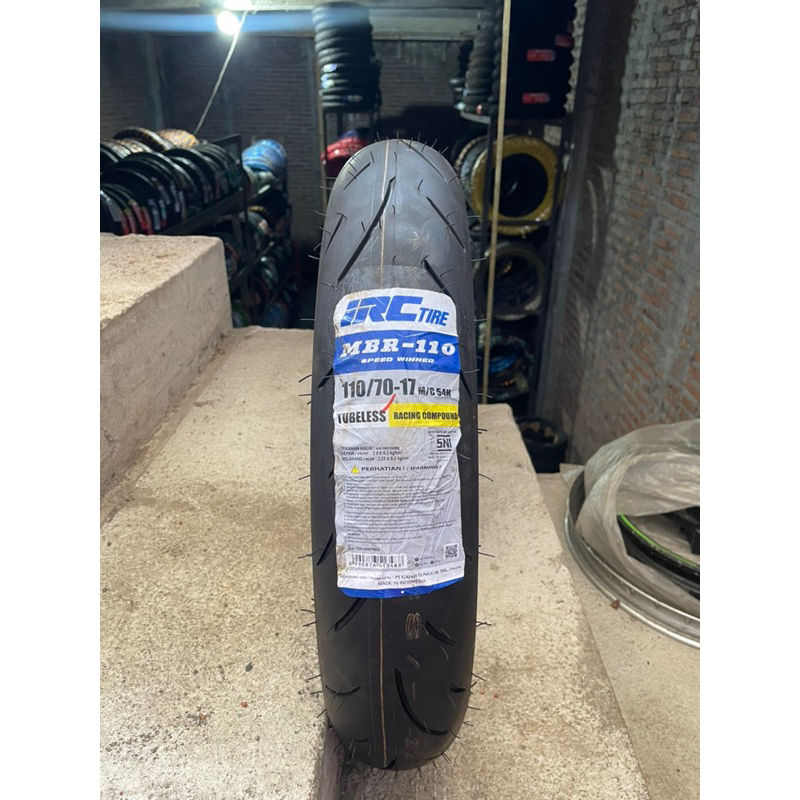 IRC MBR110 110/70-17  TUBELESS