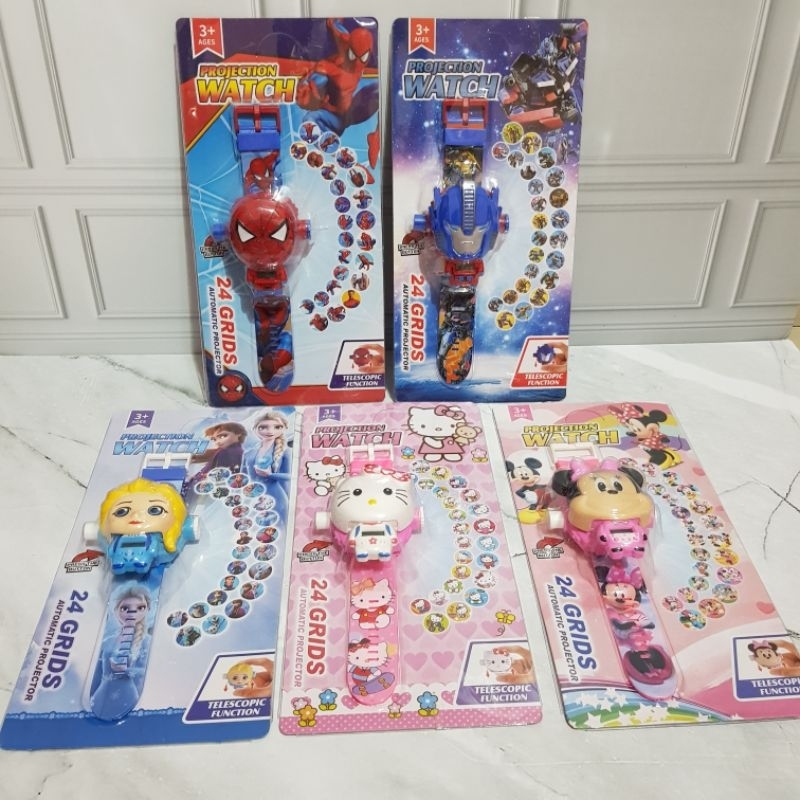 Jam Tangan Anak Karakter Tokoh - Jam Tangan Anak Projector - Jam Tangan Projector Karakter