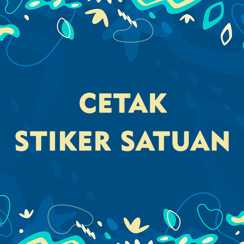 

CETAK STIKER CUSTOME BAHAN CROMO SATUAN - Uk. A4, A5, A6 - EXPRESS - SAMEDAY - INSTANT
