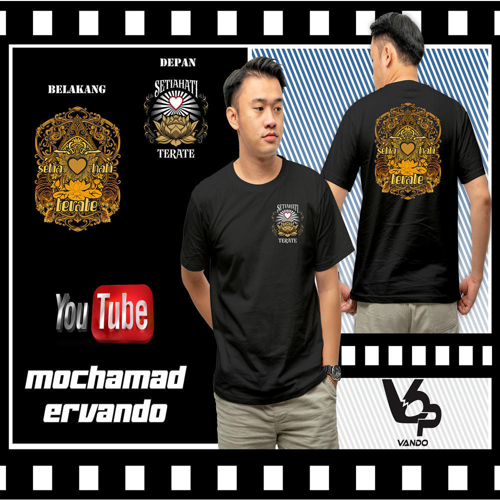 Kaos PSHT TERATE SH WAYANG - KAOS PSHT TERBARU - KAOS SH TERATE DISTRO - KAOS PSHT MURAH