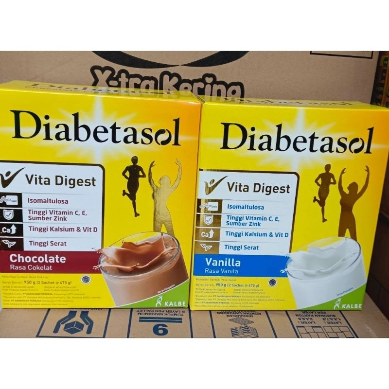 

Diabetasol 950gr Vanila/Cokelat