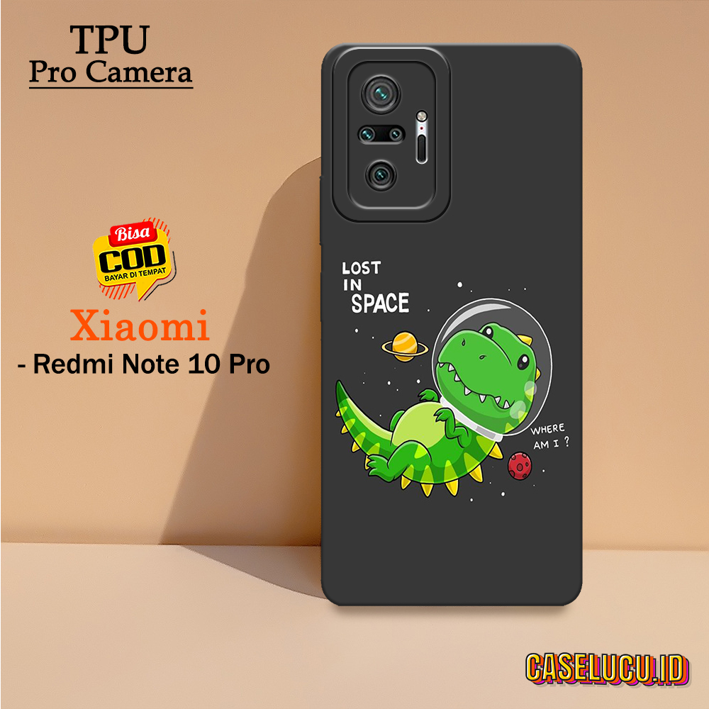 Casing Hp Xiaomi Redmi Note 10 Pro Terbaru - Fashion Case Kartun - Case Redmi Note 10 Pro - Soft Case Hp Redmi Note 10 Pro - Kesing Hp - Silikon Hp - Cover Hp - Case Lucu - Aksesoris Handphone - Premium 3D Pro Camera